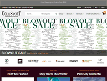 Tablet Screenshot of colesport.com